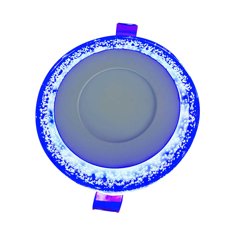 Άσπρο +Blue ζωηρόχρωμο ανώτατο όριο χρώματος επιτροπών 3+3W διπλό γύρω από το εσωτερικό οδηγημένο φως επιτροπής